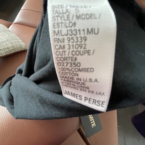 JAMES PERSE BLACK MALIBU BEACH BLACK GRAPHIC TEE ~ SIZE 5 (FITS LIKE XXL) RARE! - Picture 8 of 9